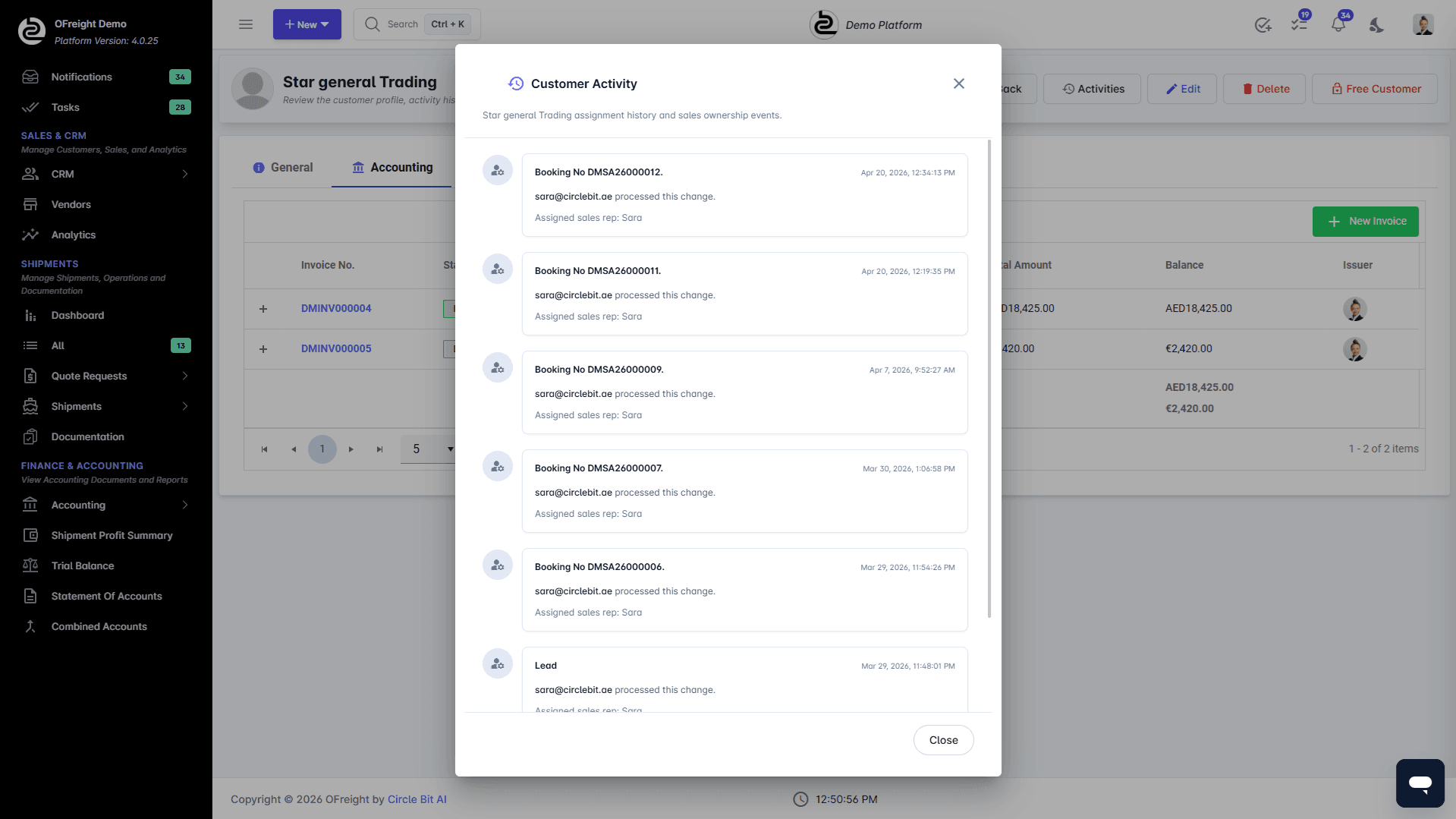 Customer Interactions