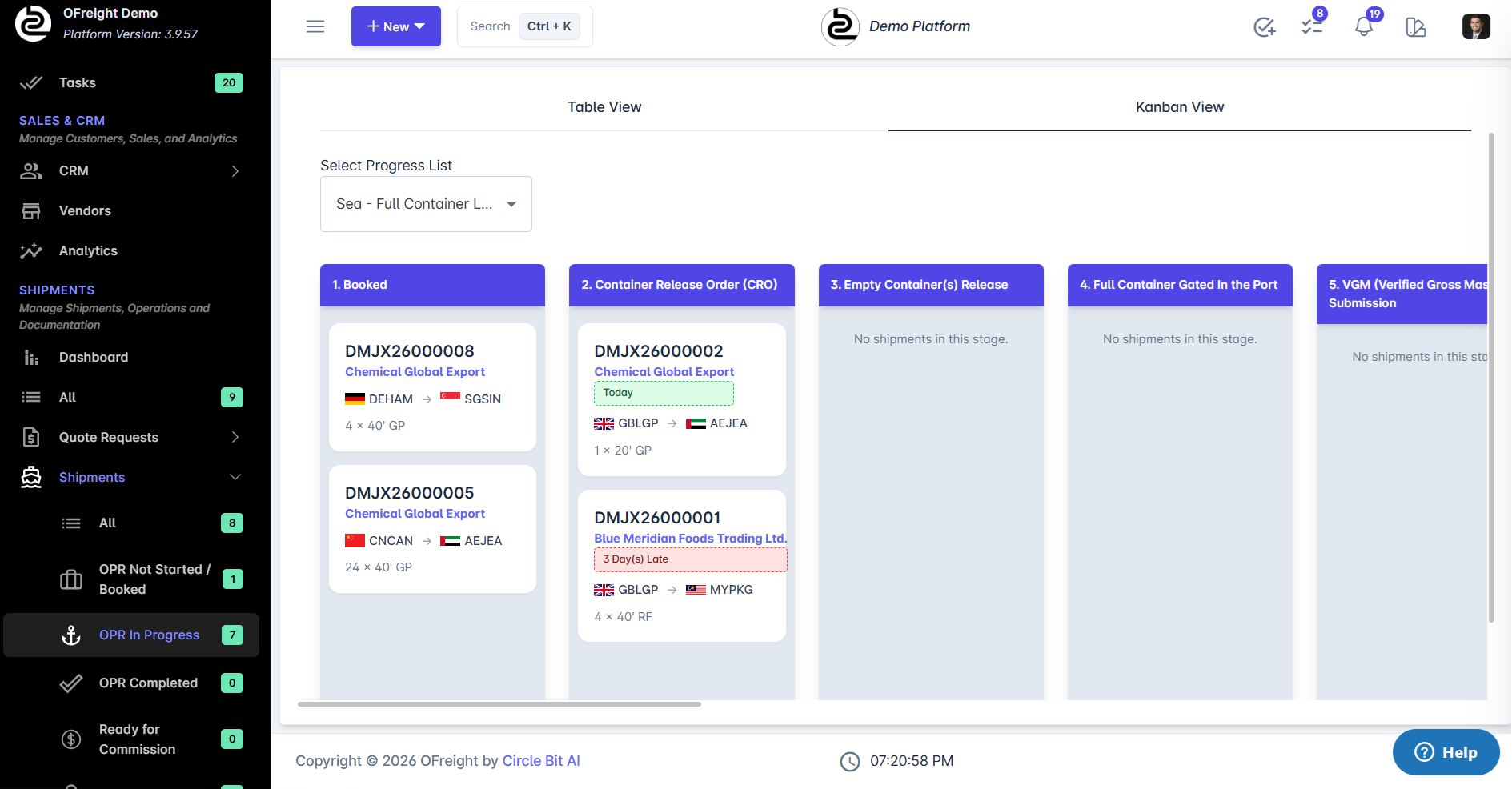Kanban Workflow View